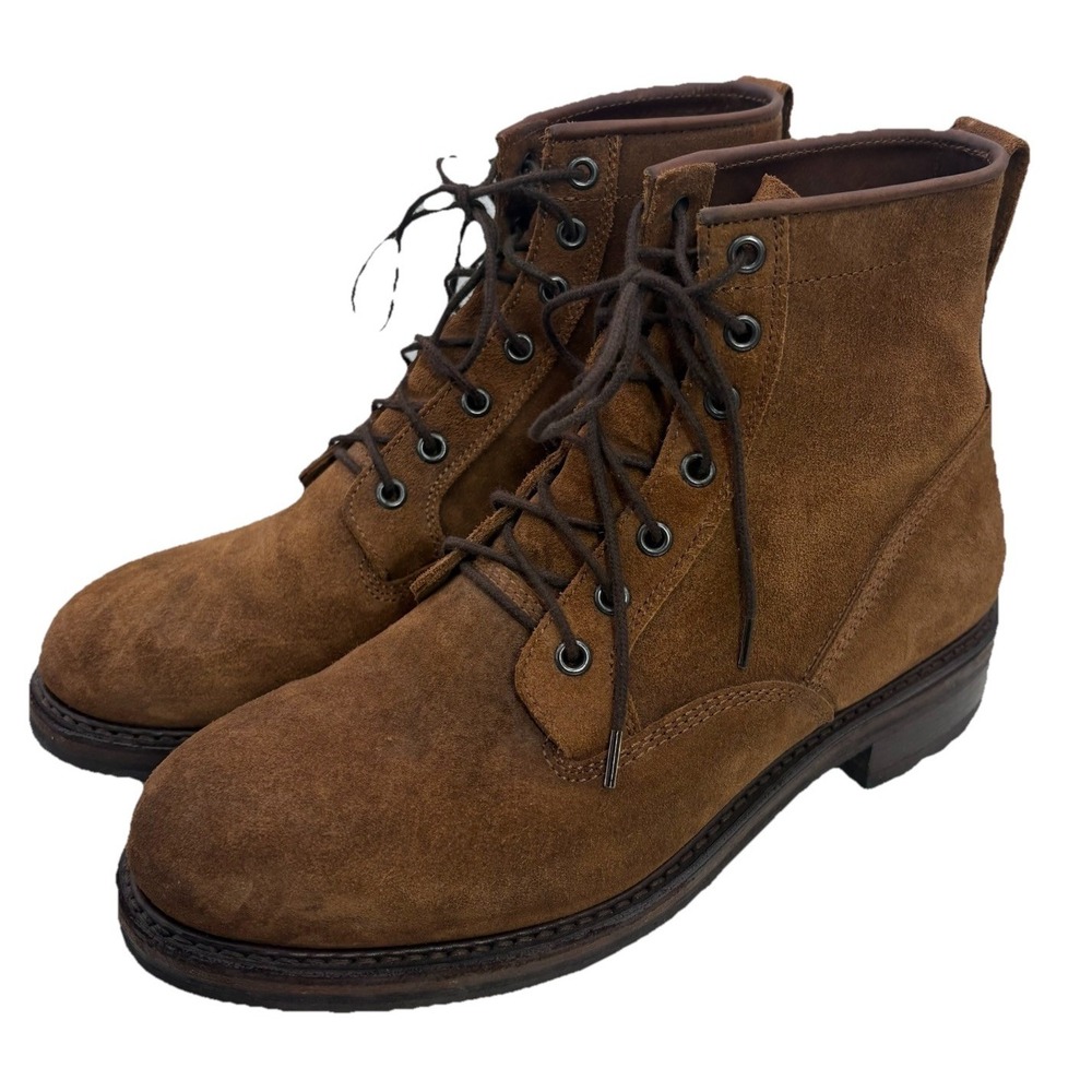 FILSON Service Boots Men's Size 10 Leather Brown Suede Classic Vibram Sole